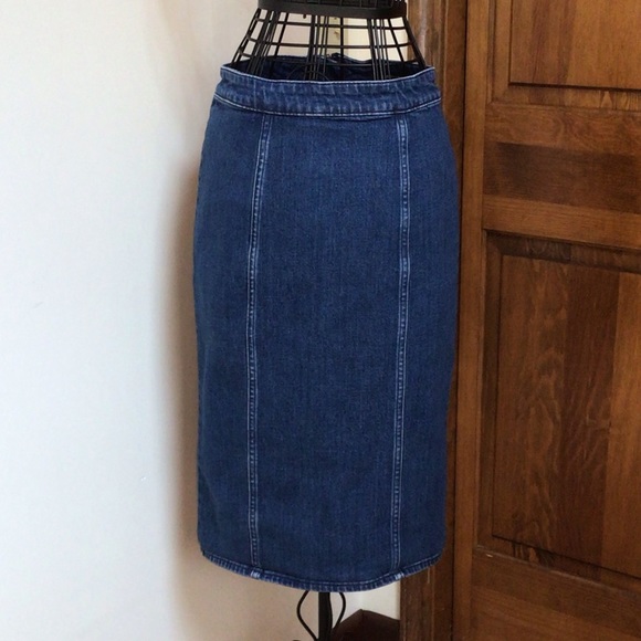 J crew denim pencil skirt, 27 - Picture 2 of 11